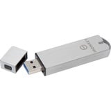 Kingston Basic S1000 128GB unidad flash USB USB tipo A 3.2 Gen 1 (3.1 Gen 1) Plata, Lápiz USB 128 GB, USB tipo A, 3.2 Gen 1 (3.1 Gen 1), 400 MB/s, Tapa, Plata