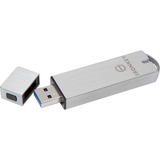 Kingston Basic S1000 16GB unidad flash USB USB tipo A Aluminio, Lápiz USB 16 GB, USB tipo A, 400 MB/s, Tapa, Aluminio