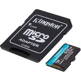 Kingston Canvas Go! Plus 512 GB MicroSD UHS-I Clase 10, Tarjeta de memoria negro, 512 GB, MicroSD, Clase 10, UHS-I, 170 MB/s, 90 MB/s
