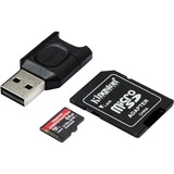 Kingston Canvas React Plus 64 GB MicroSD UHS-II Clase 10, Tarjeta de memoria negro, 64 GB, MicroSD, Clase 10, UHS-II, 285 MB/s, 165 MB/s