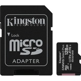 Kingston Canvas Select Plus 128 GB MicroSDXC UHS-I Clase 10, Tarjeta de memoria negro, 128 GB, MicroSDXC, Clase 10, UHS-I, 100 MB/s, 85 MB/s