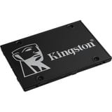 Kingston Disco SSD KC600 SATA3 2,5" de 256 G, Unidad de estado sólido negro, 5" de 256 G, 256 GB, 2.5", 550 MB/s, 6 Gbit/s