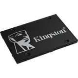 Kingston Disco SSD KC600 SATA3 2,5" de 512 G, Unidad de estado sólido negro, 5" de 512 G, 512 GB, 2.5", 550 MB/s, 6 Gbit/s