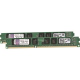 Kingston ValueRAM ValueRAM 8GB DDR3 1600MHz Kit módulo de memoria 2 x 4 GB, Memoria RAM 8 GB, 2 x 4 GB, DDR3, 1600 MHz, 240-pin DIMM, Lite Retail
