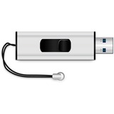 MediaRange MR914 unidad flash USB 8 GB USB tipo A 3.2 Gen 1 (3.1 Gen 1) Negro, Plata, Lápiz USB plateado/Negro, 8 GB, USB tipo A, 3.2 Gen 1 (3.1 Gen 1), 175 MB/s, Deslizar, Negro, Plata