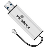 MediaRange MR918 unidad flash USB 128 GB USB Type-A / Micro-USB 3.2 Gen 1 (3.1 Gen 1) Negro, Plata, Lápiz USB plateado/Negro, 128 GB, USB Type-A / Micro-USB, 3.2 Gen 1 (3.1 Gen 1), 80 MB/s, Deslizar, Negro, Plata