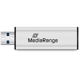 MediaRange MR918 unidad flash USB 128 GB USB Type-A / Micro-USB 3.2 Gen 1 (3.1 Gen 1) Negro, Plata, Lápiz USB plateado/Negro, 128 GB, USB Type-A / Micro-USB, 3.2 Gen 1 (3.1 Gen 1), 80 MB/s, Deslizar, Negro, Plata