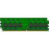Mushkin 2 x1GB PC2-5300 DDR2 PC2-5300 módulo de memoria 2 GB 667 MHz, Memoria RAM 2 GB, DDR2, 667 MHz