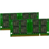 Mushkin 4GB PC2-6400 Kit módulo de memoria 2 x 2 GB DDR2 800 MHz, Memoria RAM 4 GB, 2 x 2 GB, DDR2, 800 MHz, 200-pin SO-DIMM