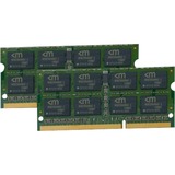 Mushkin 8GB PC3-8500 módulo de memoria 2 x 4 GB DDR3 1066 MHz, Memoria RAM 8 GB, 2 x 4 GB, DDR3, 1066 MHz, 204-pin SO-DIMM