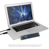 OWC Aura Pro 6G 500 GB Plata, Unidad de estado sólido 500 GB, Micro-USB B, 3.2 Gen 1 (3.1 Gen 1), 530 MB/s, Plata