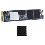 OWC Aura Pro X2 1000 GB PCI Express 3.1 3D TLC NAND NVMe, Unidad de estado sólido 1000 GB, 1536 MB/s