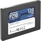 Patriot P210 2.5" 128 GB Serial ATA III, Unidad de estado sólido negro, 128 GB, 2.5", 450 MB/s