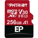 Patriot PEF256GEP31MCX memoria flash 256 GB MicroSDXC Clase 10, Tarjeta de memoria rojo/Negro, 256 GB, MicroSDXC, Clase 10, 100 MB/s, 80 MB/s, Class 3 (U3)