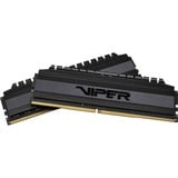 Patriot Viper 4 PVB416G413C8K módulo de memoria 16 GB 2 x 8 GB DDR4 4133 MHz, Memoria RAM negro, 16 GB, 2 x 8 GB, DDR4, 4133 MHz, 288-pin DIMM