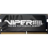 Patriot Viper Steel PVS432G240C5S módulo de memoria 32 GB 1 x 32 GB DDR4 2400 MHz, Memoria RAM gris, 32 GB, 1 x 32 GB, DDR4, 2400 MHz, 260-pin SO-DIMM