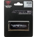 Patriot Viper Steel PVS432G240C5S módulo de memoria 32 GB 1 x 32 GB DDR4 2400 MHz, Memoria RAM gris, 32 GB, 1 x 32 GB, DDR4, 2400 MHz, 260-pin SO-DIMM