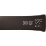 SAMSUNG MUF-128BE unidad flash USB 128 GB USB tipo A 3.2 Gen 1 (3.1 Gen 1) Negro, Gris, Lápiz USB titanio, 128 GB, USB tipo A, 3.2 Gen 1 (3.1 Gen 1), 300 MB/s, Sin tapa, Negro, Gris