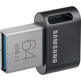 SAMSUNG MUF-64AB unidad flash USB 64 GB USB tipo A 3.2 Gen 1 (3.1 Gen 1) Gris, Plata, Lápiz USB negro, 64 GB, USB tipo A, 3.2 Gen 1 (3.1 Gen 1), 300 MB/s, Sin tapa, Gris, Plata