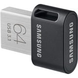 SAMSUNG MUF-64AB unidad flash USB 64 GB USB tipo A 3.2 Gen 1 (3.1 Gen 1) Gris, Plata, Lápiz USB negro, 64 GB, USB tipo A, 3.2 Gen 1 (3.1 Gen 1), 300 MB/s, Sin tapa, Gris, Plata