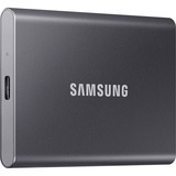 SAMSUNG Portable SSD T7 1000 GB Gris, Unidad de estado sólido gris, 1000 GB, USB Tipo C, 3.2 Gen 2 (3.1 Gen 2), 1050 MB/s, Protección mediante contraseña, Gris