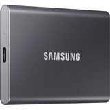 SAMSUNG Portable SSD T7 2000 GB Gris, Unidad de estado sólido gris, 2000 GB, USB Tipo C, 3.2 Gen 2 (3.1 Gen 2), 1050 MB/s, Protección mediante contraseña, Gris