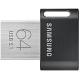 Samsung MUF-64AB unidad flash USB 64 GB USB tipo A 3.2 Gen 1 (3.1 Gen 1) Gris, Plata, Lápiz USB negro, 64 GB, USB tipo A, 3.2 Gen 1 (3.1 Gen 1), 300 MB/s, Sin tapa, Gris, Plata