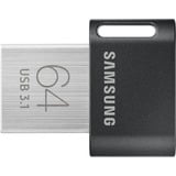 Samsung MUF-64AB unidad flash USB 64 GB USB tipo A 3.2 Gen 1 (3.1 Gen 1) Gris, Plata, Lápiz USB negro, 64 GB, USB tipo A, 3.2 Gen 1 (3.1 Gen 1), 300 MB/s, Sin tapa, Gris, Plata