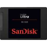 SanDisk Ultra 3D 2.5" 2000 GB Serial ATA III, Unidad de estado sólido negro, 2000 GB, 2.5", 560 MB/s, 6 Gbit/s