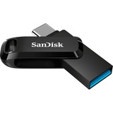 SanDisk Ultra Dual Drive Go unidad flash USB 256 GB USB Type-A / USB Type-C 3.2 Gen 1 (3.1 Gen 1) Negro, Lápiz USB negro, 256 GB, USB Type-A / USB Type-C, 3.2 Gen 1 (3.1 Gen 1), 150 MB/s, Girar, Negro