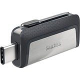 SanDisk Ultra Dual Drive USB Type-C unidad flash USB 32 GB USB Type-A / USB Type-C 3.2 Gen 1 (3.1 Gen 1) Negro, Plata, Lápiz USB 32 GB, USB Type-A / USB Type-C, 3.2 Gen 1 (3.1 Gen 1), Deslizar, 9,1 g, Negro, Plata