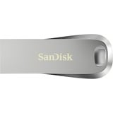 SanDisk Ultra Luxe unidad flash USB 128 GB USB tipo A 3.2 Gen 1 (3.1 Gen 1) Plata, Lápiz USB plateado, 128 GB, USB tipo A, 3.2 Gen 1 (3.1 Gen 1), 150 MB/s, Sin tapa, Plata