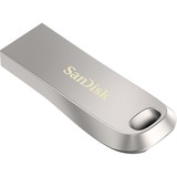 SanDisk Ultra Luxe unidad flash USB 128 GB USB tipo A 3.2 Gen 1 (3.1 Gen 1) Plata, Lápiz USB plateado, 128 GB, USB tipo A, 3.2 Gen 1 (3.1 Gen 1), 150 MB/s, Sin tapa, Plata