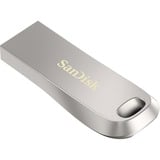 SanDisk Ultra Luxe unidad flash USB 256 GB USB tipo A 3.2 Gen 1 (3.1 Gen 1) Plata, Lápiz USB plateado, 256 GB, USB tipo A, 3.2 Gen 1 (3.1 Gen 1), 150 MB/s, Sin tapa, Plata