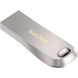 SanDisk Ultra Luxe unidad flash USB 512 GB USB tipo A 3.2 Gen 1 (3.1 Gen 1) Plata, Lápiz USB plateado, 512 GB, USB tipo A, 3.2 Gen 1 (3.1 Gen 1), 150 MB/s, Sin tapa, Plata