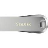 SanDisk Ultra Luxe unidad flash USB 64 GB USB tipo A 3.2 Gen 1 (3.1 Gen 1) Plata, Lápiz USB plateado, 64 GB, USB tipo A, 3.2 Gen 1 (3.1 Gen 1), 150 MB/s, Sin tapa, Plata
