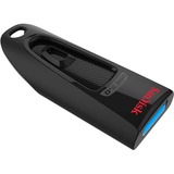 SanDisk Ultra unidad flash USB 512 GB USB tipo A 3.2 Gen 1 (3.1 Gen 1) Negro, Lápiz USB 512 GB, USB tipo A, 3.2 Gen 1 (3.1 Gen 1), 100 MB/s, Deslizar, Negro
