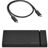 Seagate FireCuda 2000 GB Negro, Unidad de estado sólido negro, 2000 GB, USB Tipo C, 3.2 Gen 2 (3.1 Gen 2), Negro