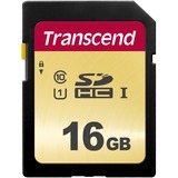 Transcend 16GB, UHS-I, SD SDHC Clase 10, Tarjeta de memoria negro, UHS-I, SD, 16 GB, SDHC, Clase 10, UHS-I, 95 MB/s, 20 MB/s