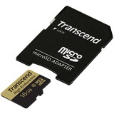 Transcend 16GB microSDHC MLC Clase 10, Tarjeta de memoria 16 GB, MicroSDHC, Clase 10, MLC, 95 MB/s, 25 MB/s
