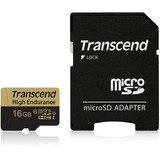 Transcend 16GB microSDHC MLC Clase 10, Tarjeta de memoria 16 GB, MicroSDHC, Clase 10, MLC, 95 MB/s, 25 MB/s