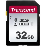 Transcend 300S 32 GB SDHC NAND Clase 10, Tarjeta de memoria negro, 32 GB, SDHC, Clase 10, NAND, 95 MB/s, 20 MB/s