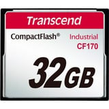 Transcend CF170 32 GB CompactFlash MLC, Tarjeta de memoria 32 GB, CompactFlash, MLC, 90 MB/s, 60 MB/s, Resistente al calor, Resistente a golpes