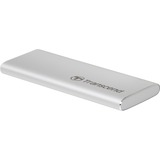 Transcend ESD240C 240 GB Plata, Unidad de estado sólido plateado, 240 GB, M.2, USB Tipo C, 3.2 Gen 2 (3.1 Gen 2), 520 MB/s, Plata