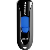 Transcend JetFlash 790 128GB unidad flash USB USB tipo A 3.2 Gen 1 (3.1 Gen 1) Negro, Azul, Lápiz USB negro/Azul, 128 GB, USB tipo A, 3.2 Gen 1 (3.1 Gen 1), Deslizar, 4,9 g, Negro, Azul