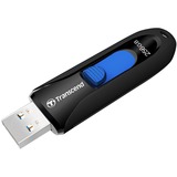 Transcend JetFlash 790 unidad flash USB 256 GB USB tipo A 3.2 Gen 1 (3.1 Gen 1) Negro, Lápiz USB negro/Azul, 256 GB, USB tipo A, 3.2 Gen 1 (3.1 Gen 1), Sin tapa, 4,9 g, Negro