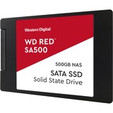 WD Red SA500 2.5" 500 GB Serial ATA III 3D NAND, Unidad de estado sólido 500 GB, 2.5", 560 MB/s, 6 Gbit/s