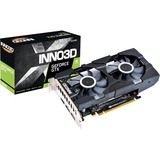 INNO3D N16502-04D6X-1177VA25 tarjeta gráfica NVIDIA GeForce GTX 1650 4 GB GDDR6 GeForce GTX 1650, 4 GB, GDDR6, 128 bit, 7680 x 4320 Pixeles, PCI Express x16 3.0