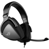 ASUS ROG Delta Core Auriculares Alámbrico Diadema Juego Negro, Auriculares para gaming negro, Alámbrico, 20 - 40000 Hz, Juego, 346 g, Auriculares, Negro