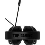 ASUS TUF Gaming H3 Auriculares Alámbrico Diadema Juego Negro, Gris, Auriculares para gaming Gunmetal, Alámbrico, Juego, 20 - 20000 Hz, 294 g, Auriculares, Negro, Gris